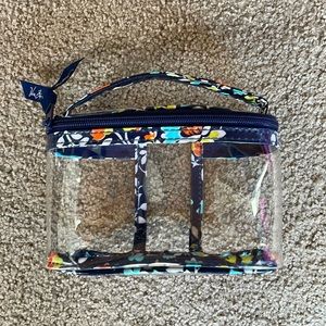 Vera Bradley clear cosmetic bag